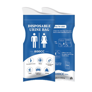 Portable Custom Disposable 750ML /800ML Traffic Jam Emergency <strong>Urine</strong> Disposable Camping Pee <strong>Bag</strong> Toilet For <strong>Urine</strong> <strong>Bags</strong> Travel - Product Image 6