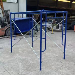 Phần cứng thép carbon mạ kẽm hoặc sơn chính đi bộ-thru khung scaffoldng thiết lập với sàn Catwalk được sử dụng để xây dựng xây dựng - Product Image 2