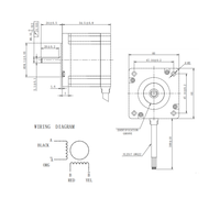 Moteur pas à pas Nema 34, 1,8°, 4 phases, 9,0 N.m, 1274 oz.in, 3,6 V, 4,5 A, 86 mm, 4 kg pour routeur CNC, fraisage, automatisation industrielle lourde