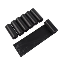 Sacs poubelles robustes 30/40/50L noirs en LDPE/HDPE avec soufflets latéraux, 20-100 rouleaux, sacs poubelles résistants à la fuite et thermoscellables