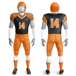 Diseña Tu Propio Uniforme de Fútbol Americano de Manga Corta con Impresión Personalizada, Material 100% Poliéster y Ajuste Cómodo - Product Image 1