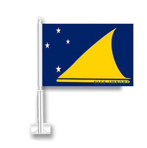 Drapeau de la Trinité-et-<span class=keywords><strong>Tobago</strong></span> pour voiture, drapeau pour fenêtre de voiture en polyester avec mât inclus, décorations patriotiques pour les célébrations festives - Product Image 5
