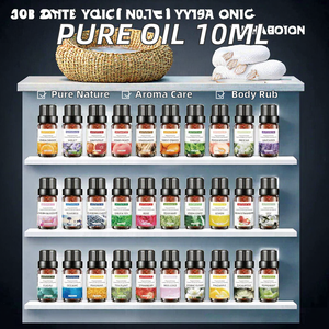 Top Vente Chaude 42 Diffuseur D'aromathérapie Ensemble 100% Pure Lavande Naturelle Citronnelle <span class=keywords><strong>Ylang</strong></span> <span class=keywords><strong>Ylang</strong></span> & Arbre À Thé Huile Essentielle 10ml Huile - Product Image 4