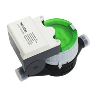 Compteur d'eau intelligent multi-jets mécanique de type sec en plastique BMAG Classe B R160 avec couvercle vert OEM