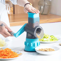 Nouvelle mandoline de cuisine, trancheuse multifonctionnelle pour légumes, trancheuse manuelle pour légumes et hachoir, râpe à tambour de table