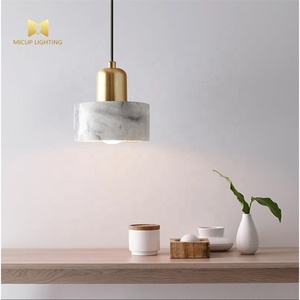 Hot Sale Marmor Metall Kronleuchter Restaurant Bar Single Head Golden Light Luxus Kronleuchter - Product Image 2