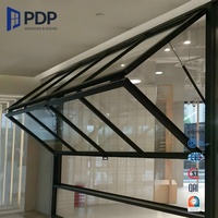 Ventana Plegable Exterior PDP con Doble Vidrio Templado, Pantalla Plegable Vertical, Aislamiento Térmico y Malla de Acero Inoxidable