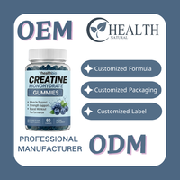 Gummies de créatine monohydrate en gros pour la musculation, supplément de créatine pour adultes passionnés de fitness