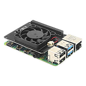 หมวกพัดลมอาร์กอนจากโรงงานใช้พัดลมระบายความร้อน40มม. เพื่อป้องกันความร้อนสูงเกินไปบนราสเบอร์รี่ <span class=keywords><strong>Pi</strong></span> <span class=keywords><strong>3</strong></span>และราสเบอร์รี่ <span class=keywords><strong>Pi</strong></span> 4 - Product Image 5