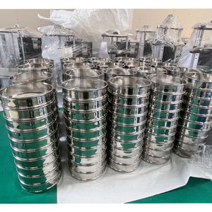 Tamis d'essai en maille de fil d'acier inoxydable 304 de laboratoire standard, à tissage plat néerlandais, pour l'analyse des sols et comme écran de filtration en tissu métallique tissé perforé - Product Image 3