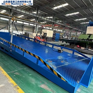 Puente de embarque móvil, carretilla elevadora de altura ajustable, rampa de descarga de carga móvil Compatible, condición de Material de tipo dividido, nuevo - Product Image 6