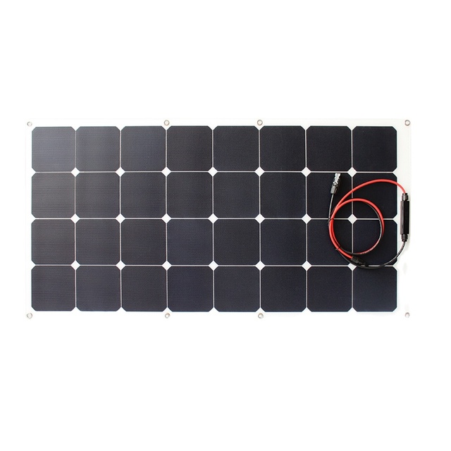 Flexible Roof Tiles 100W Flexible Solar Panel Soft Monocrystalline Solar Wafer Sunpower Solar Panel