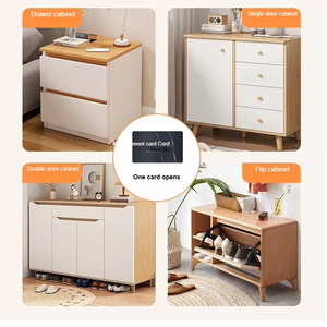 Serrure de meuble intelligente invisible TTLock, serrure électronique sans clé pour tiroir, déverrouillage par application ou carte pour armoire, placard, meuble - Product Image 5