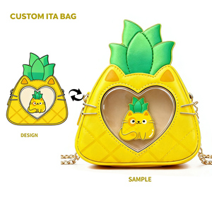 Bolso Bandolera Ita de Moda Kawaii para Conveniones de Anime y Cosplay, Bolso de Mano Japonés de Goma, Proveedores - Product Image 1