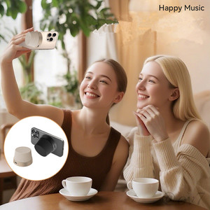Soporte Magnético Inalámbrico para <span class=keywords><strong>Teléfono</strong></span> con Altavoz de 5.3 5W, Imán Potente, Multifuncional para Celular, Refrigerador y Automóvil - Product Image 6