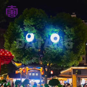 Lámpara LED con Forma de Ojos Grandes para Decoración de Fiestas y Festivales - Luces Decorativas Impermeables para Parques y Jardines IP65 - Product Image 6