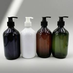 Botella de Plástico de 300 ml y 500 ml, Botella de PET de Alta Calidad para Acondicionador de Cabello, Champú de Hotel, Loción Corporal, Cosméticos, con Bomba Pulverizadora - Product Image 1