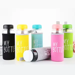 My bottle Plastic 500ml PC Water Bottles for water Transparent or frosted Heat resistant Leakproof color travel custom Bottle