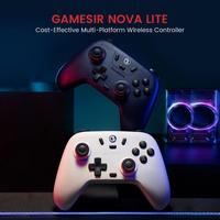 Manette sans fil GameSir T4 Nova Lite avec effet Hall pour Nintendo Switch iPhone Android Phone PC Games Stick à effet Hall