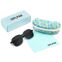 Vente en gros de lunettes de soleil normales et uniques ensemble d'emballage boîte à tiroirs impression logo étui à lunettes rabattable pour étui à lunettes logo personnalisé