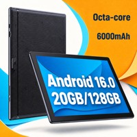Tablette PC Android 16 T620 Octa Core 20 Go de RAM 128 Go de ROM 10 pouces HD 1280x800 WiFi double bande 5.0