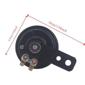 Kit Klaxon Moto Universel 12V Fort 1.5A 105db Étanche, Haut-Parleurs Électriques, Accessoires Essentiels pour Motocyclettes - Product Image 2