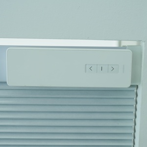 26mm màu đen nhựa dọc âm thanh bằng chứng Tính năng Nhà sản xuất của màn điện tổ ong rèm nhanh chóng không có cài đặt khoan - Product Image 2