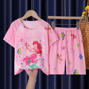 Little Girls Summer Pajamas Toddler Shorts Sets <strong>Unicorn</strong> Sleepwear for Kids Polyester Dinosaur <strong>Pjs</strong> 2 Piece Clothes 2-7 Years - Product Image 2