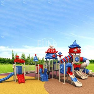 Wholesale Customized High Quality Plastic Amusement Park Game Park <strong>Small</strong> <strong>Slide</strong> Equipment Set Children Playground Outdoor - Product Image 1