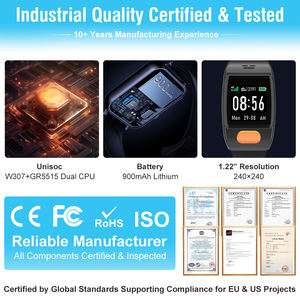 Reloj inteligente L20PRO con seguimiento de salud para ancianos, tarjeta SIM 4G, GPS, detección de caídas, alarma automática, SOS API, disponible, reloj Telecare para personas mayores - Product Image 5