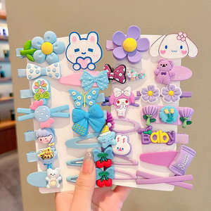 14 chiếc kẹp tóc hình hoạt hình dễ thương dành cho bé gái, làm thủ công - Product Image 4