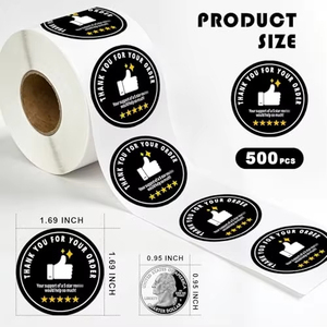 Etiqueta Adhesiva Personalizada Impermeable en Rollo, Vinilo para Manualidades, Impresión Digital para Marca y Exhibición - Product Image 1