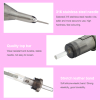 MASSA Professional Tattoo Supplies Aiguilles de cartouche de maquillage permanent de qualité supérieure avec piston stable Vente en gros