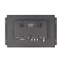 Layar sentuh LCD layar lebar 10.1 inci, Monitor industri bingkai terbuka dengan BNC/VGA/AV/HD/USB 1280 inci 800/1920*1200*16:10