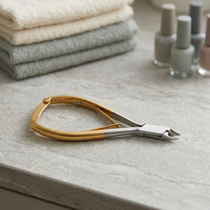 Coupe-cuticules professionnel en acier inoxydable ASAP, lame incurvée, ouverture large, coupe-ongles rose gold pour les ongles - Product Image 3