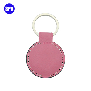 Laser khắc khoảng trống giả da cho ảnh kỹ thuật số Keychain đa màu sắc bền Tùy chỉnh hình dạng - Product Image 6