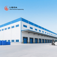 Estructura de Acero para la Construcción de Fábricas, Planta de Trabajo, Almacén, Almacenes Prefabricados con Estructura