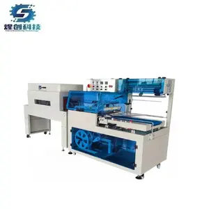 Customized Automatic L Bar Sealer Heat Shrink Film Packing Sealing Wrapper Machine With Heat Shrink Tunnel