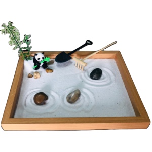 Kit de Jardín Zen Moderno al por Mayor, Bandeja de Bambú, Decoración Multifuncional de Escritorio para Aliviar <span class=keywords><strong>el</strong></span> Estrés y la Ansiedad - Product Image 1