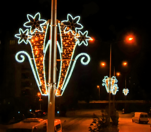 Luces Decorativas LED 2D <span class=keywords><strong>para</strong></span> Exteriores, con Motivos Navideños, <span class=keywords><strong>de</strong></span> PVC, <span class=keywords><strong>para</strong></span> <span class=keywords><strong>Decoración</strong></span> <span class=keywords><strong>de</strong></span> Calles en <span class=keywords><strong>Navidad</strong></span>, con Clasificación IP65 - Product Image 1