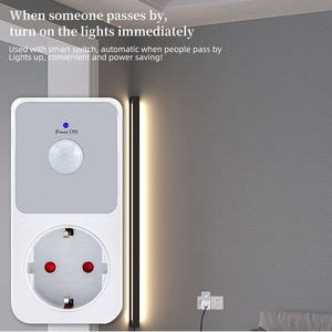 Portalámparas con <span class=keywords><strong>Sensor</strong></span> Infrarrojo PIR de Inducción Automática, Lámpara Nocturna, 110-240V, 120° Gran Angular, EU/FR/US/UK - Product Image 3