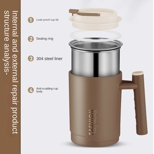 304 tasse à <span class=keywords><strong>café</strong></span> amovible en acier inoxydable haute valeur de couleur tasse d'affaires tasse à boire Design moderne Type de bouteille sous vide - Product Image 3