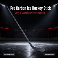 Bâton de hockey professionnel toutes tailles en fibre de carbone léger de haute qualité pour joueurs, entraîneurs, matchs et entraînements