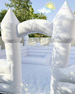 Harga pabrik <span class=keywords><strong>Arena</strong></span> Bermain tiup putih dengan lubang bola bermain lembut untuk anak-anak - Product Image 2