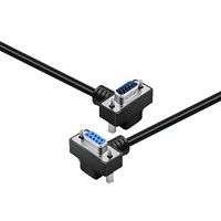 Cable Serial DB9 de Cobre, Extensión RS232, Conexión Directa Macho a Macho, Hembra a Hembra, 9 Pines, Puerto COM, Conexión de Señal