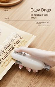 Máquina Selladora de Bolsas Inteligente para el Hogar, Selladora Térmica de Plástico 2 en 1 para Snacks, Frutas y Especias - Product Image 5