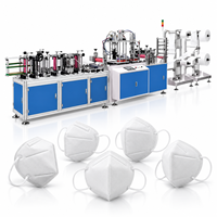Ligne de production de masques plats non tissés entièrement automatique 220V 1200kg 1 Plus 1 Deheng