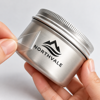 Autocollants de transfert UV DTF personnalisés avec logo pour boîtes à café, boîtes à thé, boîtes à biscuits, boîtes à bonbons, étiquettes pour contenants métalliques professionnels