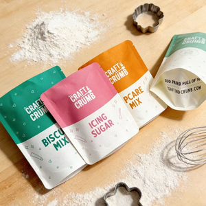 Custom Stand Up <b>Pouches</b> Smell Proof Bag Cookie Packaging Baking Flour <b>Pouch</b> With Tear Notch - Product Image 3