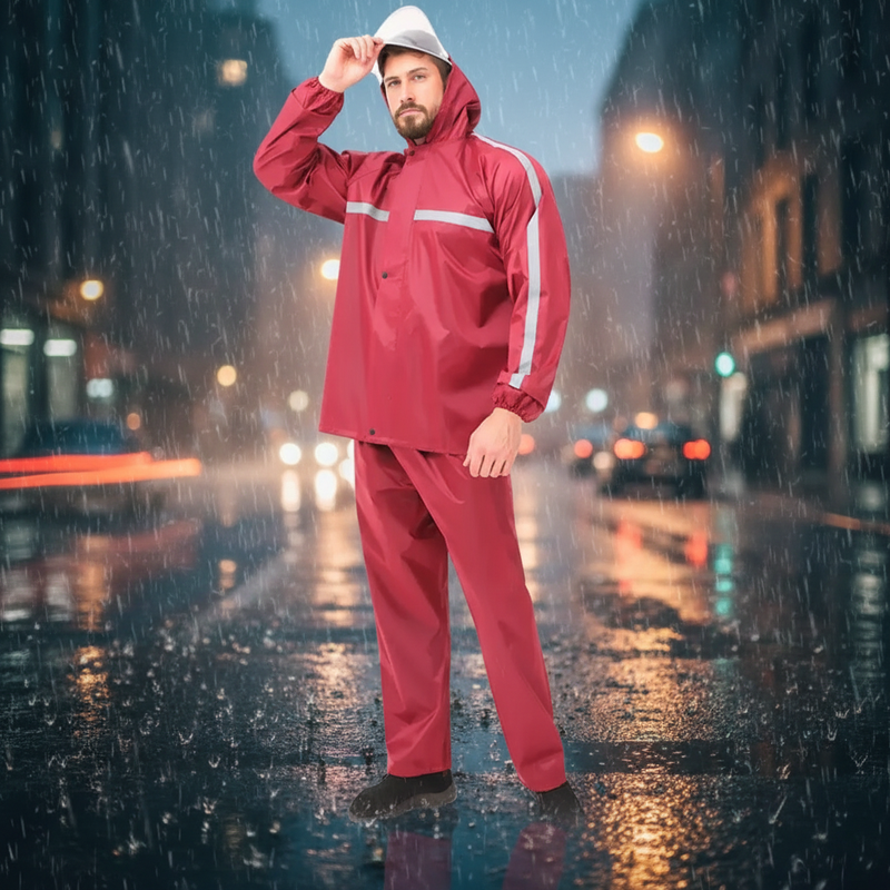 Multiple Full Body Work Raincoat Suit